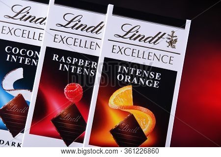 Lindt Chocolate Bars Of Different Tastes