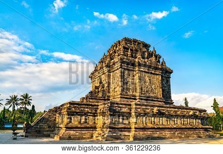 Candi Mendut, A Ninth-century Buddhist Temple In Central Java, Indonesia
