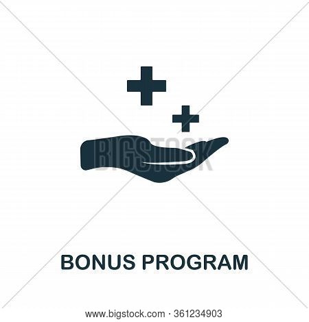Bonus Program Icon. Simple Element From Affiliate Marketing Collection. Filled Bonus Program Icon Fo