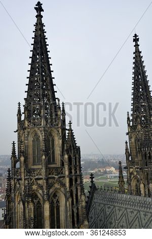 Prague, Czech Republic. March, 31, 2014. St. Vitus Cathedral