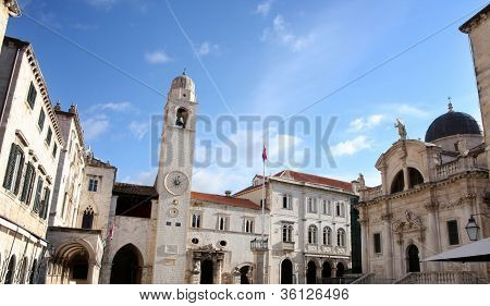 Dubrovník, Plaza Stradun, Chorvatsko