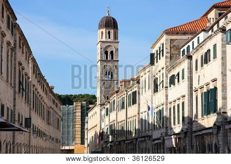 Dubrovník, Plaza Stradun, Chorvatsko