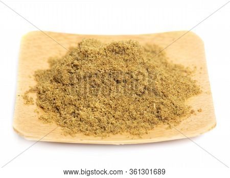 Kaffir Lime In Front Of White Background