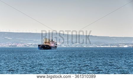 The Dardanelles Strait Near Canakkale, Turkey