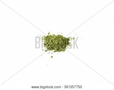 Andrographis Paniculata Extract Powder Or Creat, Green Chireta Isolated On White Background