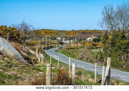 View Of The Village Clooney In County Donegal . Ireland