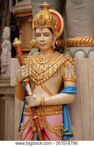 MUMBAI, INDIA - FEBRUARY 13, 2020: Babu Amichand Panalal Adishwarji Jain temple, Mumbai