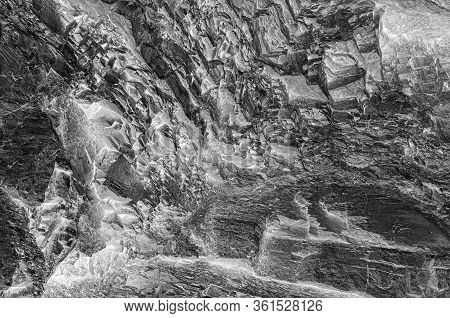 Texture Pattern. Stone Texture. Stone Old Wall. Granite Natural Surface. Natural Stone Close-up. Str