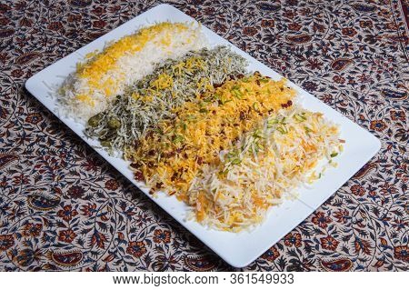 Portion Of A Steam Rice