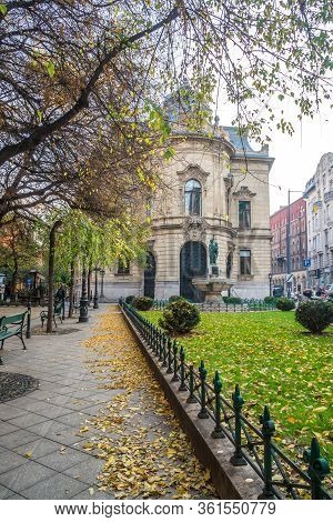 Budapest, Hungary - November 10, 2018: Metropolitan Ervin Szabo Library