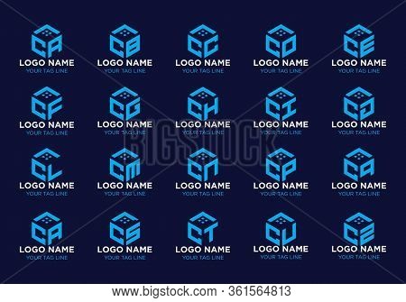 Property And Construction Logo Design For Business Corporate Sign With Creative Modern Trendy With C