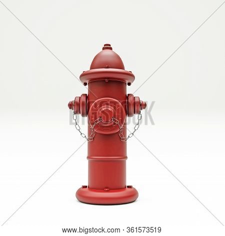 Firehydrant Isolated On White Background 3d Illustration