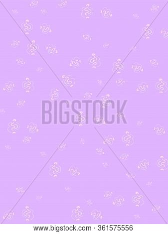 Abstract Lilac Background With Light Decorative Elements.