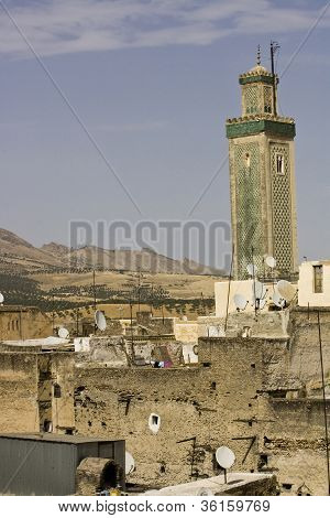 Over The Roofs Of Fes
