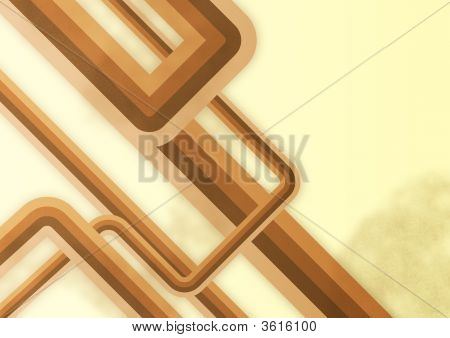 braun gequält Streifen