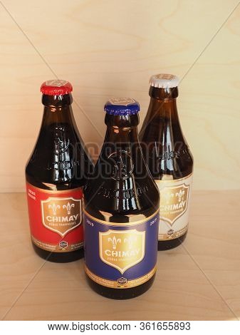 Chimay - Circa April 2020: Chimay Bottles Of Beer