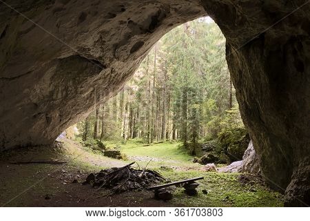 View From Valea Firii Cave, Apuseni Natural Park, Romania