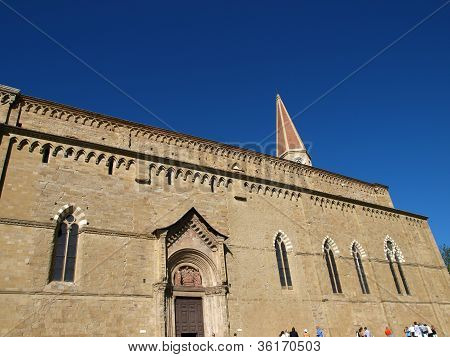 Arezzo - gotická katedrála Saint Donatus