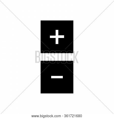 Plus Minus Square Vector & Photo (Free Trial) | Bigstock
