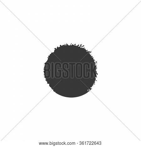 Ink Drop Blot. Stock Vector Illustration Isolated On White Background.