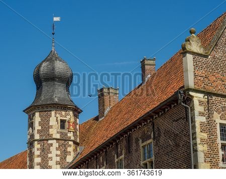 the Castle of raesfeld in the german muensterland