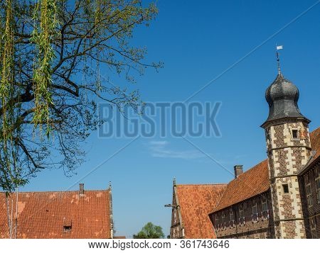 the Castle of raesfeld in the german muensterland