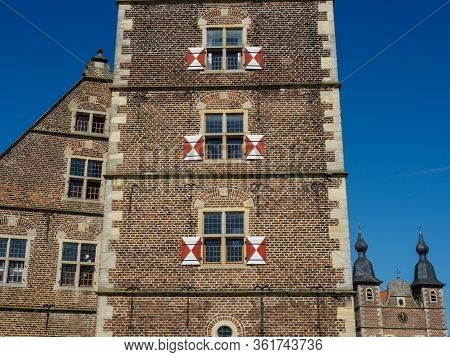 the Castle of raesfeld in the german muensterland