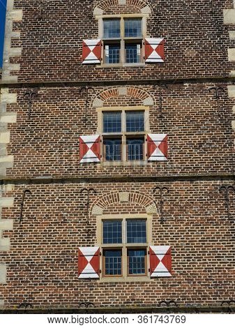 the Castle of raesfeld in the german muensterland