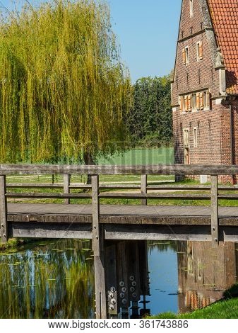 the Castle of raesfeld in the german muensterland