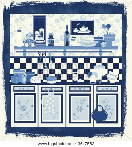Kitchenpostblue
