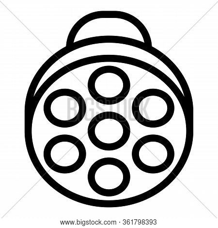 Operating Room Lamp Icon. Outline Operating Room Lamp Vector Icon For Web Design Isolated On White B