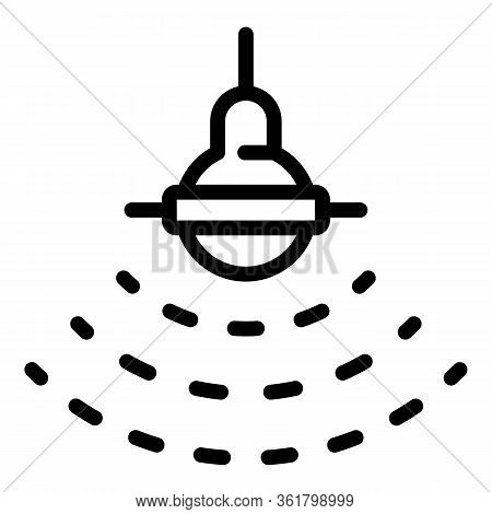 Depth Souder Icon. Outline Depth Souder Vector Icon For Web Design Isolated On White Background