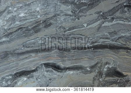 Natural Stone Gray-white Marble With A Beautiful Pattern Called Arabescato Orobico Grigio