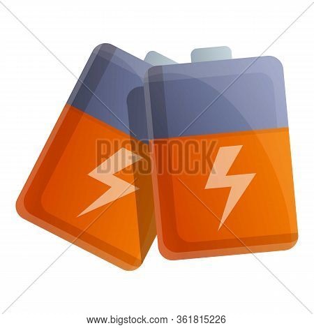 Survival Battery Pack Icon. Cartoon Of Survival Battery Pack Vector Icon For Web Design Isolated On 