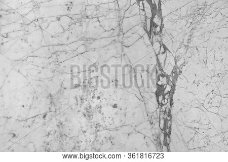 Natural Marble White Stone With Gray Veins Called Bianco Gioia