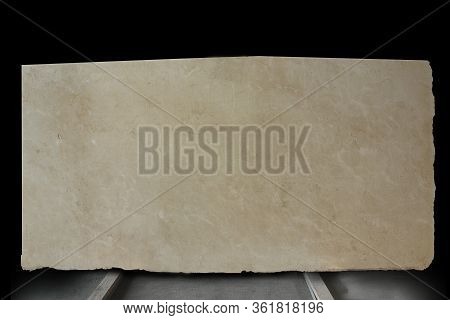 Large Slab Italian Marble Botticino Beige With A Pattern