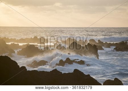 Portugal Madeira Porto Moniz Coast