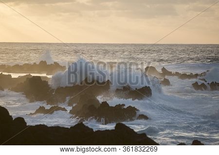 Portugal Madeira Porto Moniz Coast