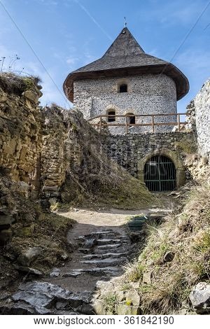 Somoska Castle Ruins, Slovak Republic. Travel Destination. Architectural Theme.