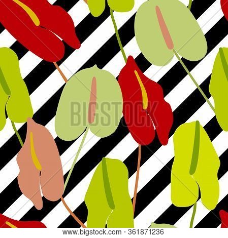 Seamless Floral Vector Pattern