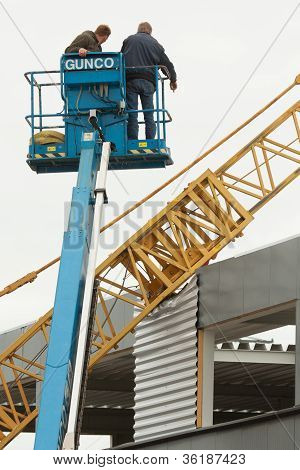 Collapsed Mobile Tower Crane (holland)