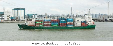 Containership With Containers