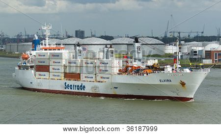 Containership With Containers