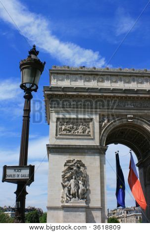 ARC De Triumph, Paříž Francie.