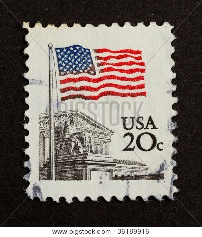 Usa - Circa 1975: Stamp Printed In The Usa