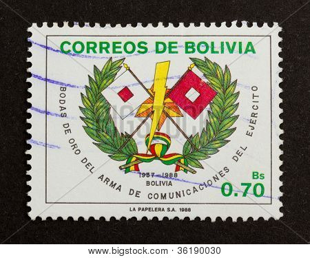 Bolivia - 1985: Stamp Printed In Bolivia