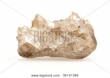 Amethyst Cluster Isolated