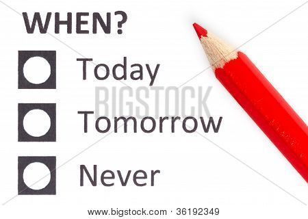 Red Pencil Choosing (deadline)