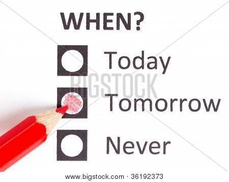 Red Pencil Choosing (deadline)