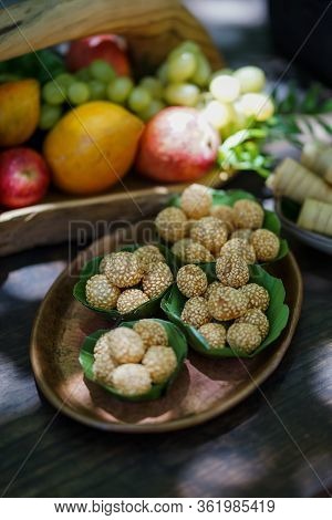 Indonesian Traditional Snacks Served For Garden Parties.